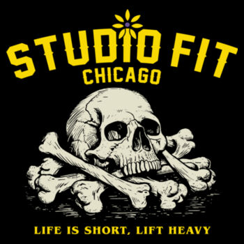 STUDIO FIT CHICAGO - LIFE IS SHORT - WOMEN'S FITTED TANK TOP - $CSA34X$ Design
