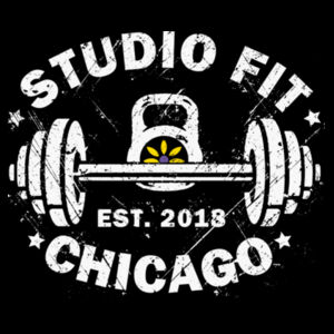 STUDIO FIT CHICAGO - VINTAGE - WOMEN'S CROPPED T-SHIRT - $8N7BSV$ Design