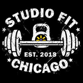 STUDIO FIT CHICAGO - VINTAGE - WOMEN'S CROPPED T-SHIRT - $8N7BSV$ Design