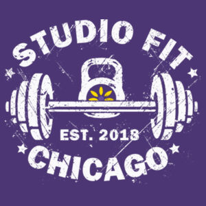 STUDIO FIT CHICAGO - VINTAGE - WOMEN'S FITTED T-SHIRT - $8N7BSV$ Design