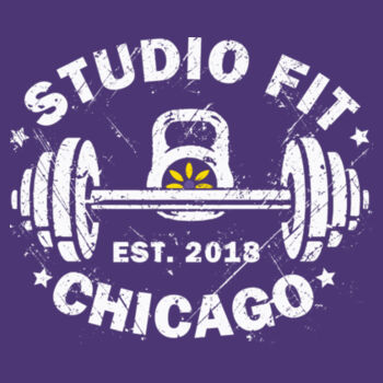 STUDIO FIT CHICAGO - VINTAGE - WOMEN'S FITTED T-SHIRT - $8N7BSV$ Design