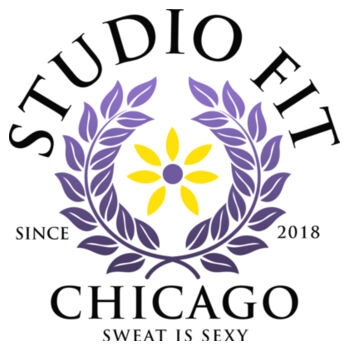 STUDIO FIT CHICAGO - SWEAT IS SEXY - WOMEN'S CROPPED T-SHIRT - $SJ7AK3$ Design