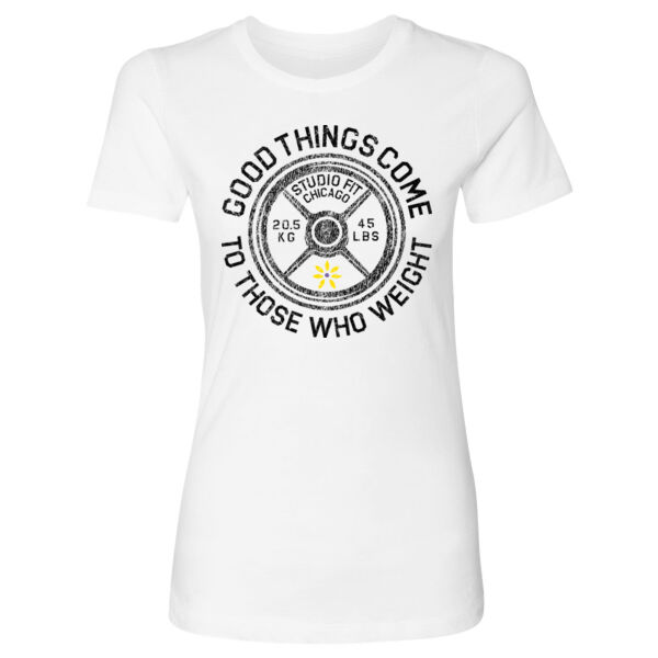 THOSE WHO WEIGHT - WOMEN'S FITTED T-SHIRT Thumbnail