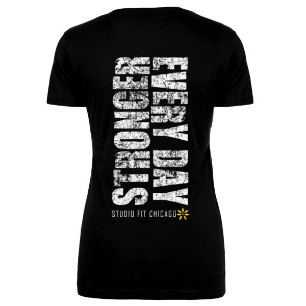 STRONGER EVERY DAY BACKBONE - WOMEN'S FITTED T-SHIRT Thumbnail