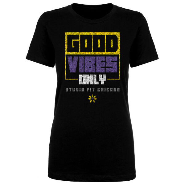 GOOD VIBES ONLY - WOMEN'S FITTED T-SHIRT Thumbnail
