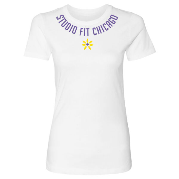 COLLAR PRINT - WOMEN'S FITTED T-SHIRT - $RTAF93$ Thumbnail
