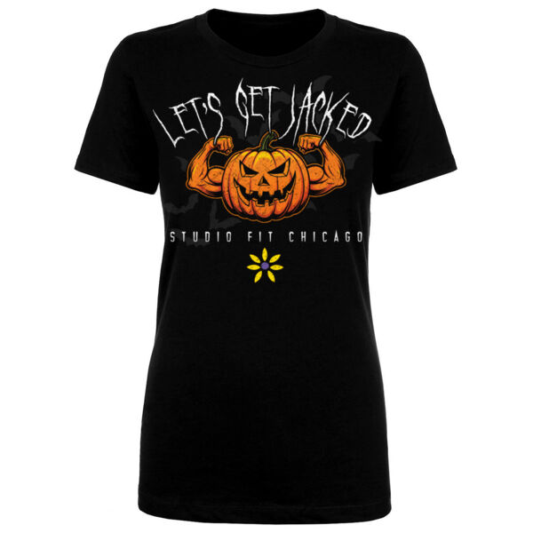 LET'S GET JACKED - WOMEN'S FITTED T-SHIRT - $ZQ48TP$ Thumbnail