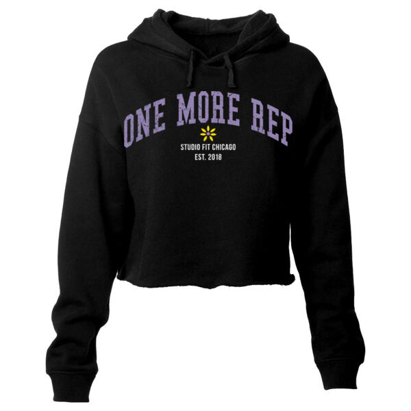ONE MORE REP - WOMEN'S CROP HOODIE - $VGW3U9$ Thumbnail
