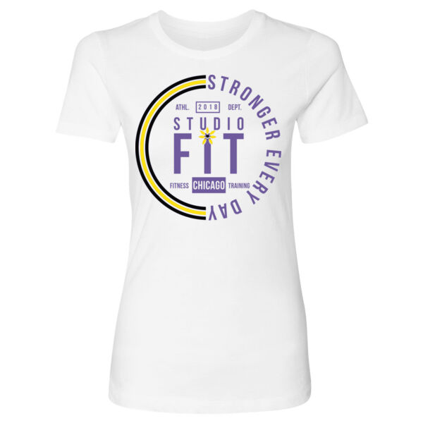 HALF MOON - WOMENS' FITTED T-SHIRT - $4J7H19$ Thumbnail