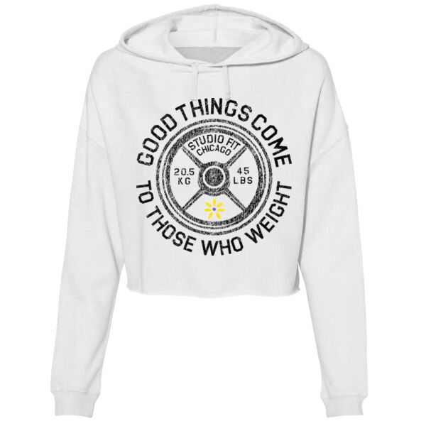 THOSE WHO WEIGHT - WOMEN'S CROP HOODIE Thumbnail
